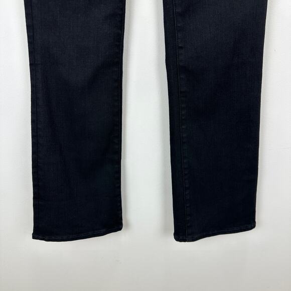 Madewell Mid Rise Kick Out Crop Jeans Black Flare Stretch Minimalist US 23 NWT - Picture 10 of 16